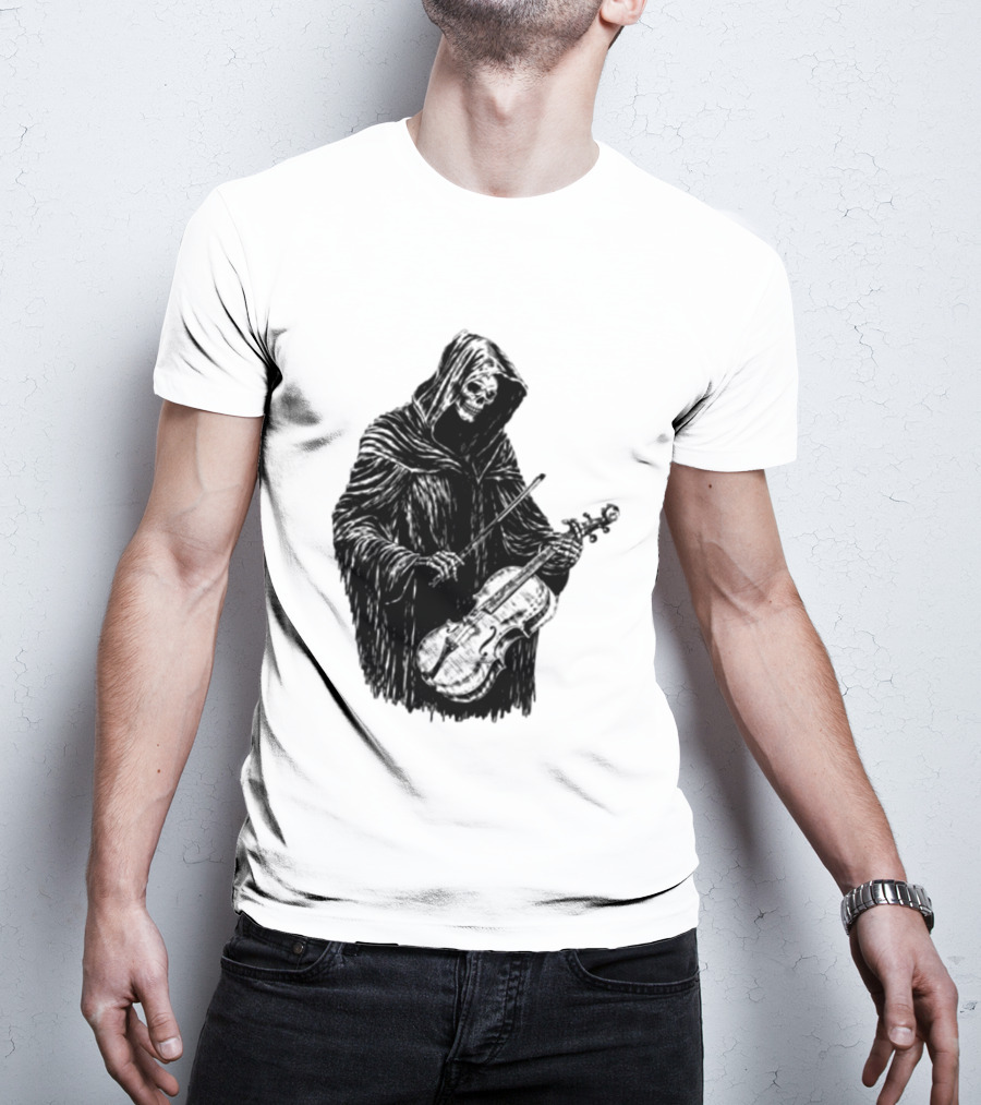 Avenged Sevenfold A7X North American Tour 2026 At Peace Tour Dates Grim Reaper Playing Violin T-Shirt