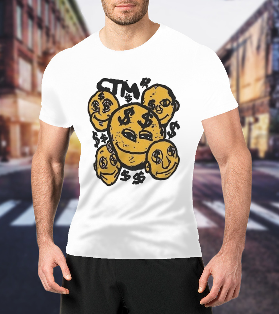 CTM Money Faces Dollar Sign Expressions T-Shirt