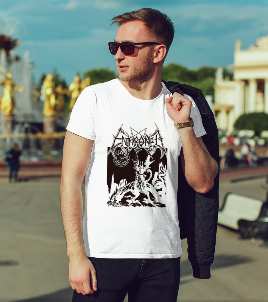 Enthroned Ashspawn Dried Blood Sand Low God's Scourge Of Defent Two Sided T-Shirt