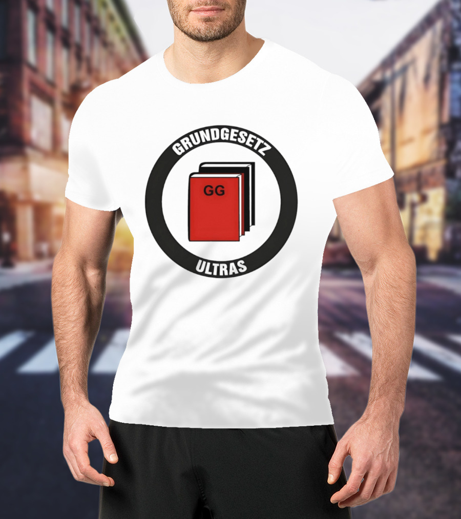 Grundgesetz Ultras GG Book Emblem German Constitution T-Shirt