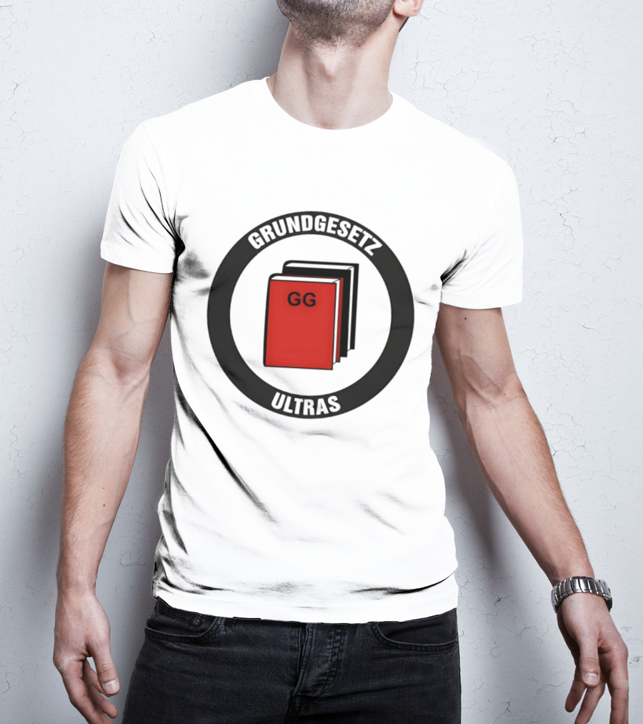 Grundgesetz Ultras GG Book Emblem German Constitution T-Shirt
