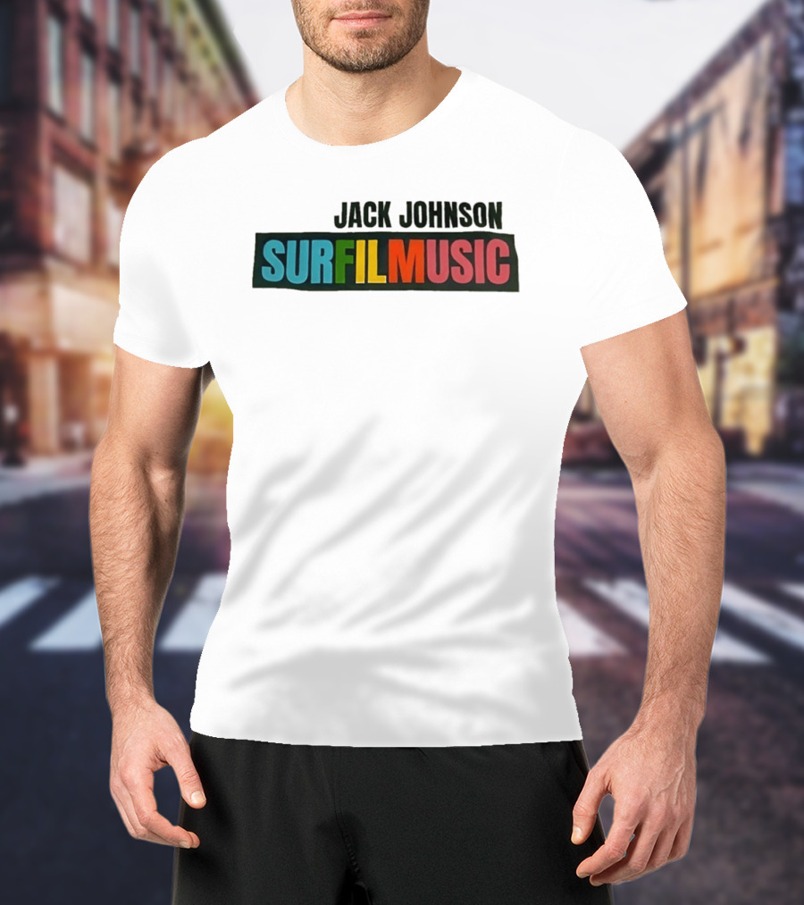 Jack Johnson Surfilmusic Tour 2026 Colorful T-Shirt