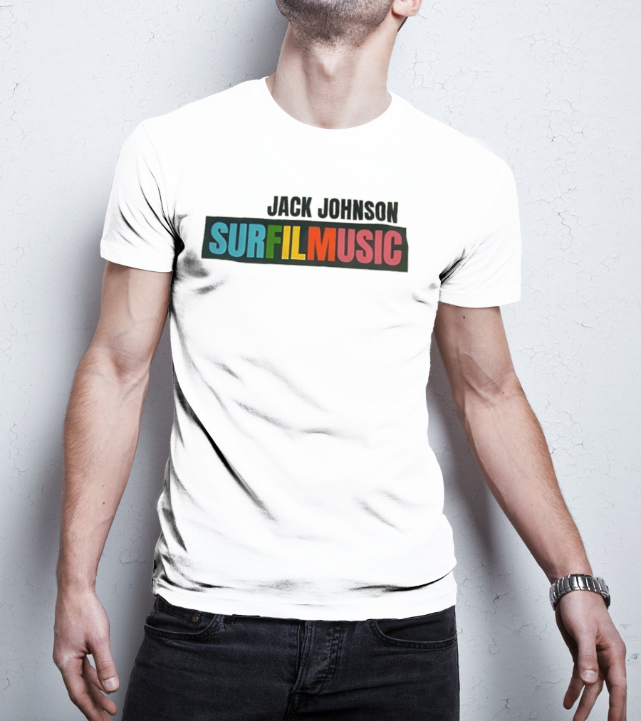 Jack Johnson Surfilmusic Tour 2026 Colorful T-Shirt