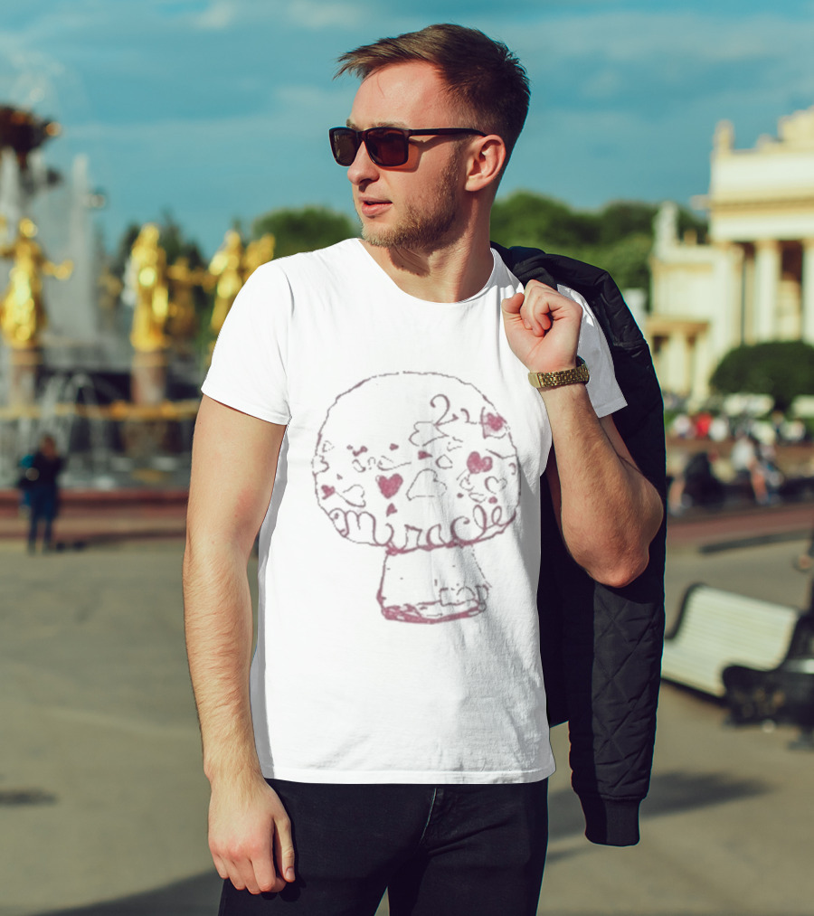 Joe Burrow Nahmias Miracle Mushroom Hearts T-Shirt