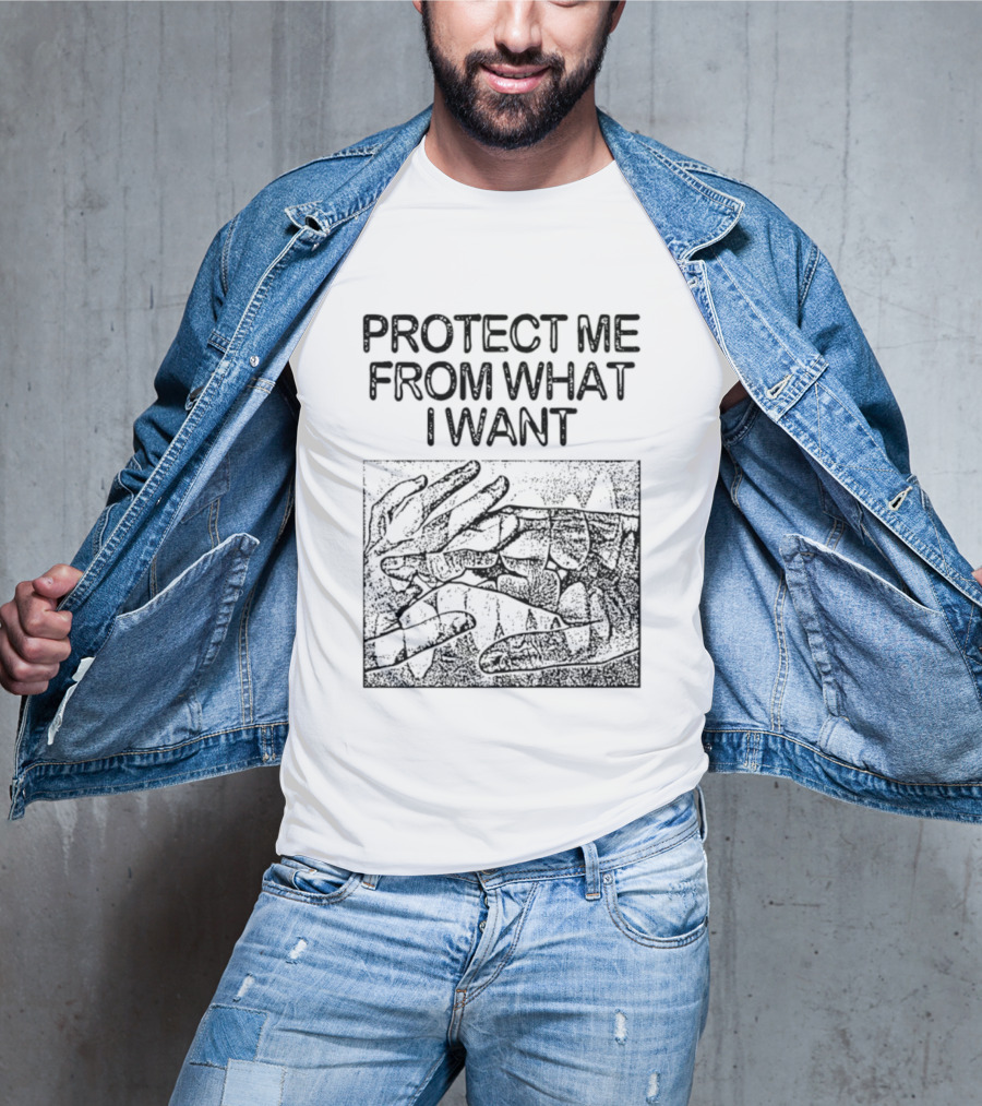 Protect Me From What I Want Jenny Holzer Text And Abstract T-Shirt