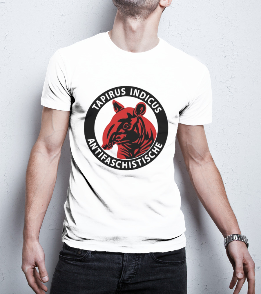 Tapirus Indicus Antifaschistische Antifa T-Shirt