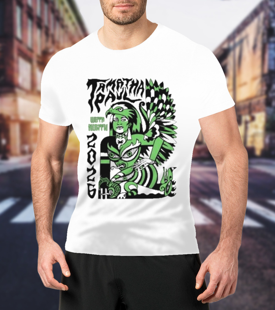 Xoe Hall X Tamatha Paul 2026 Te Atatu Whero Kakapo T-Shirt