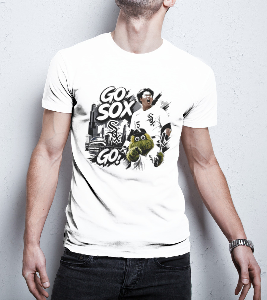 Yoshinobu Yamamoto Number 15 Chicago White Sox Go Sox Go T-Shirt