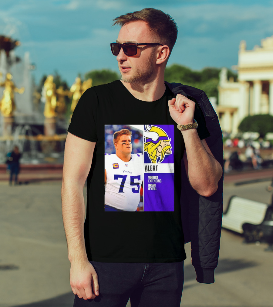 Alert Vikings Extending Brian O'Neill 75 T-Shirt