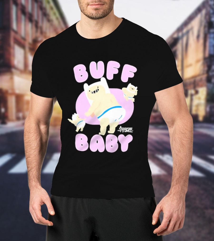 Buff Baby Adventure Time Finn The Human Dancing Babies T-Shirt