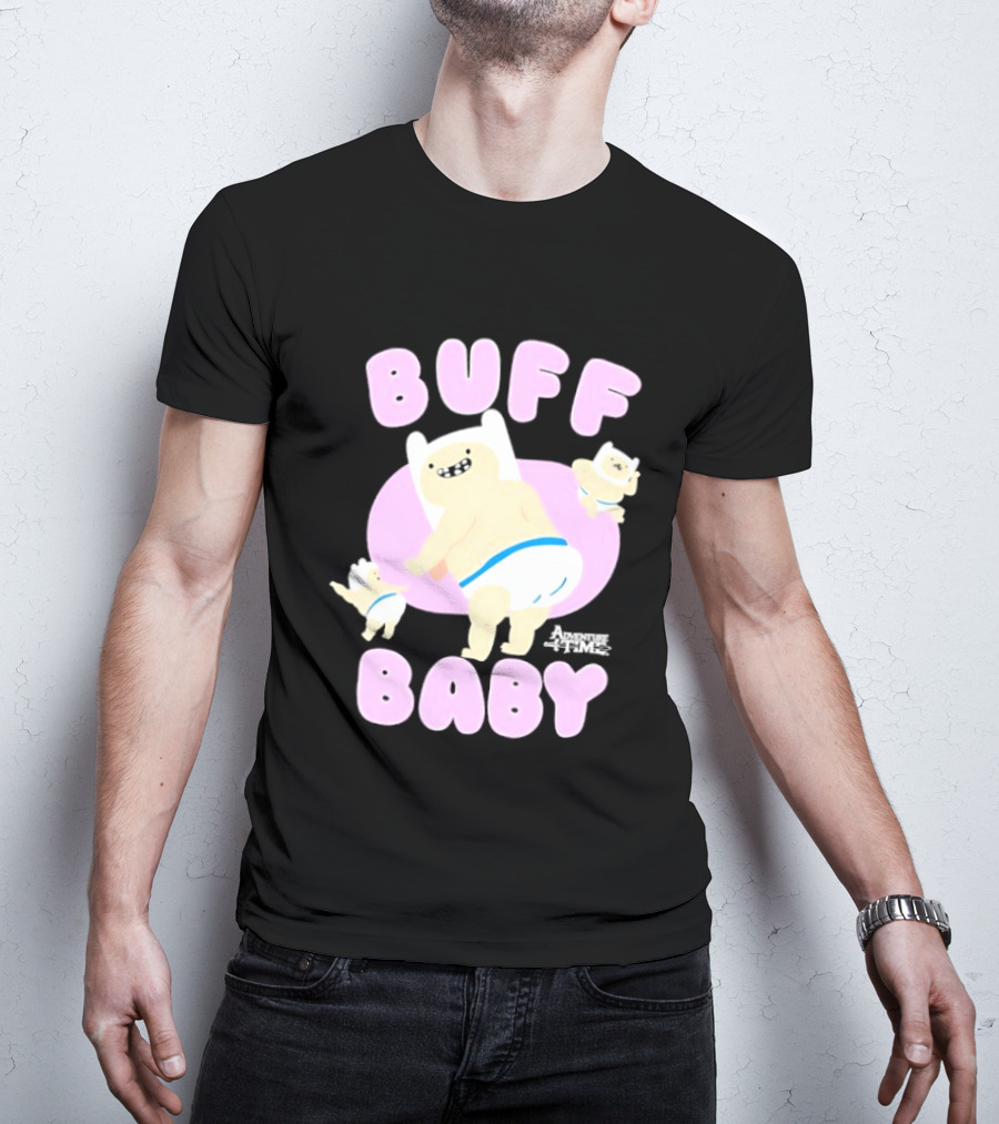 Buff Baby Adventure Time Finn The Human Dancing Babies T-Shirt