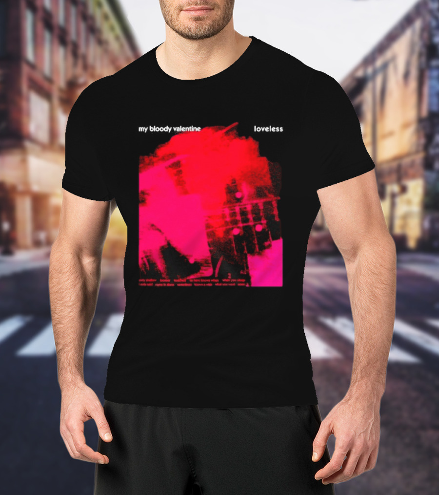 My Bloody Valentine Loveless Album Cover Classic Shoegaze Music Fan Favorite T-Shirt