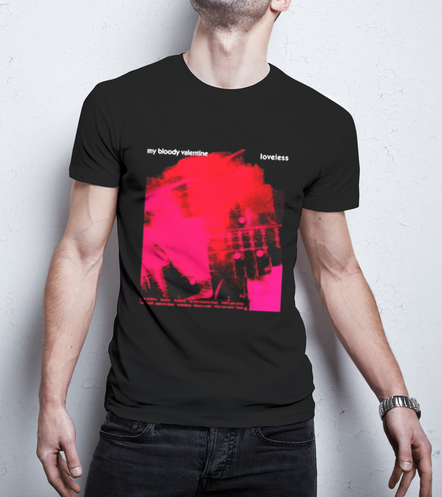 My Bloody Valentine Loveless Album Cover Classic Shoegaze Music Fan Favorite T-Shirt
