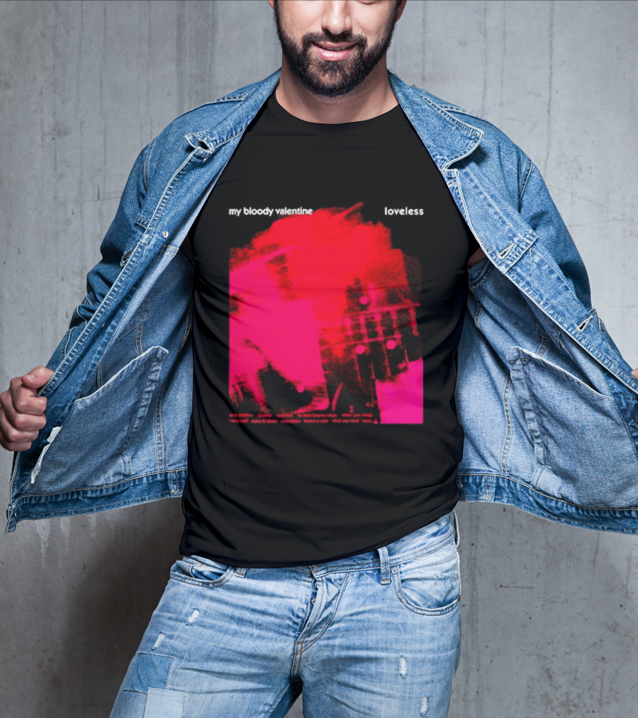 My Bloody Valentine Loveless Album Cover Classic Shoegaze Music Fan Favorite T-Shirt