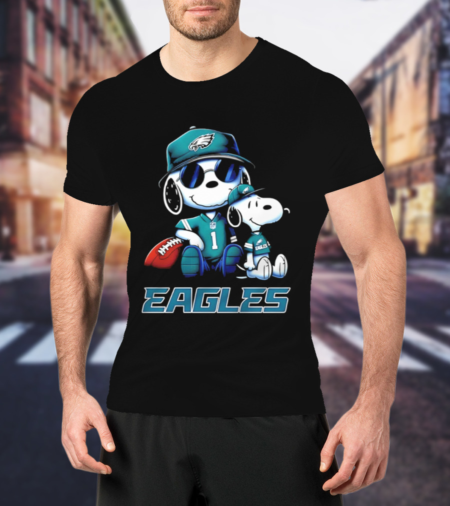 Snoopy Eagles Philadelphia Football 2026 T-Shirt