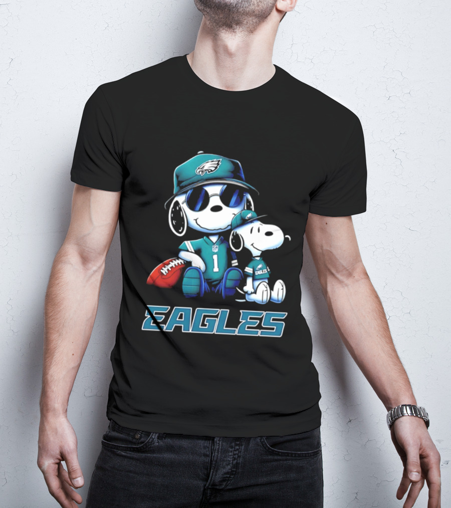 Snoopy Eagles Philadelphia Football 2026 T-Shirt
