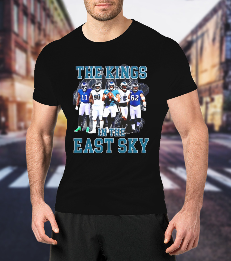The Kings In The East Sky Philadelphia Eagles Football Players Signatures T-Shirt