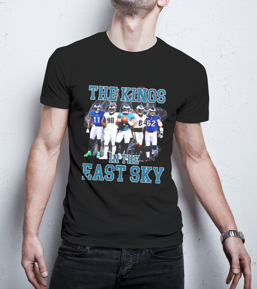 The Kings In The East Sky Philadelphia Eagles Football Players Signatures T-Shirt
