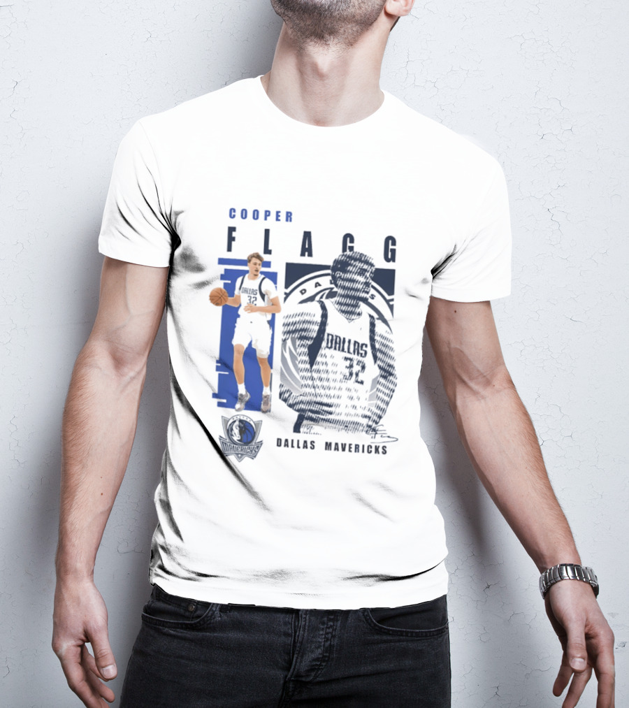 Cooper Flagg Dallas Mavericks Highlights 2026 Signatures T-Shirt