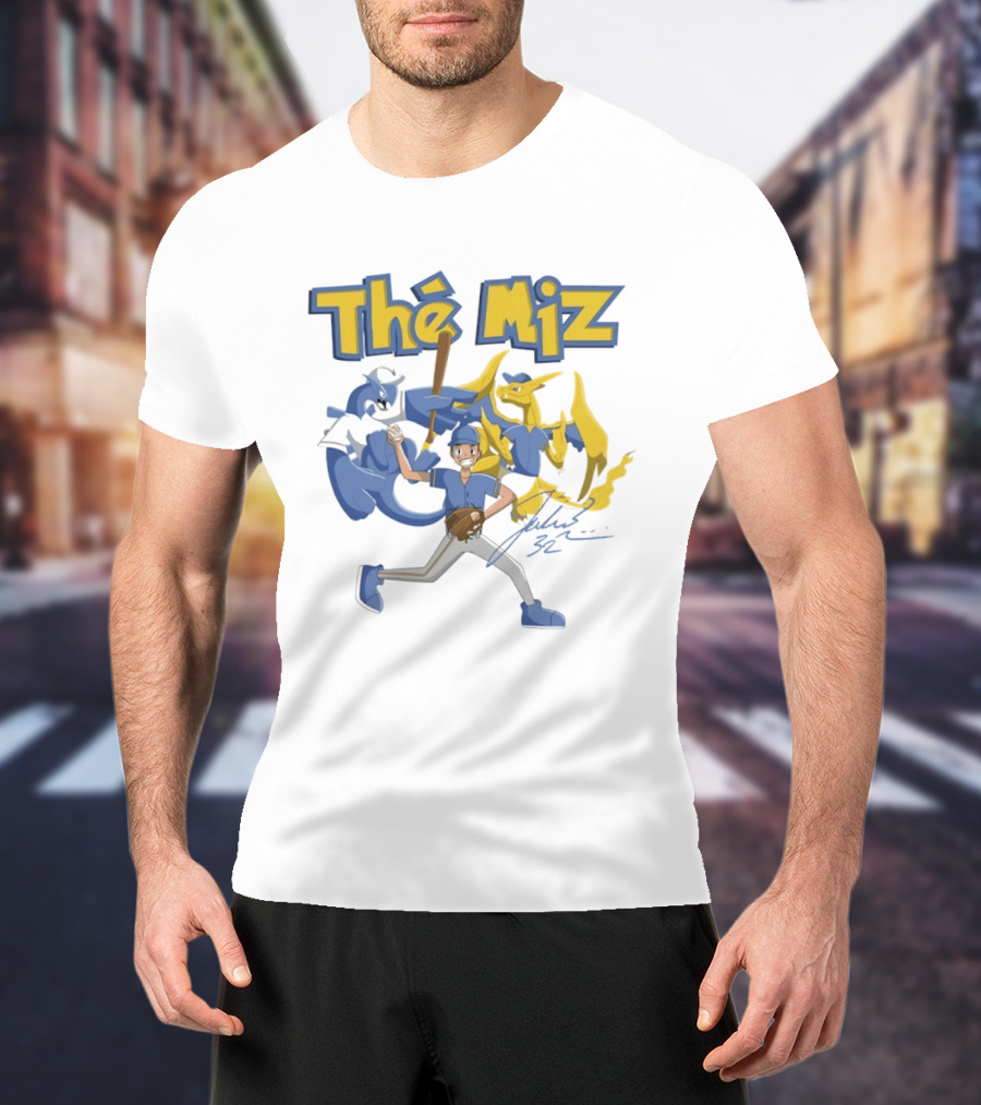 The Miz Milwaukee Brewers Pokemon Crossover Animated T-Shirt