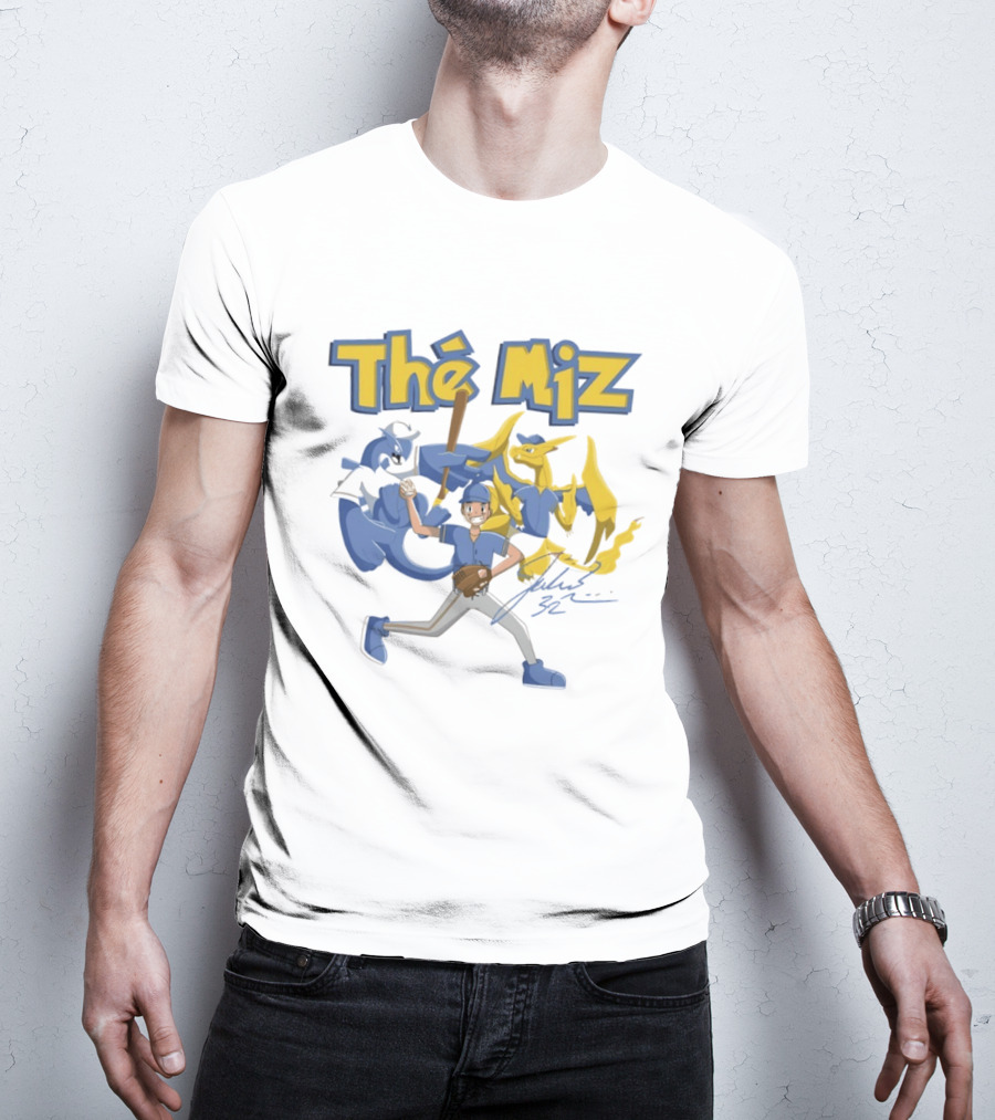 The Miz Milwaukee Brewers Pokemon Crossover Animated T-Shirt