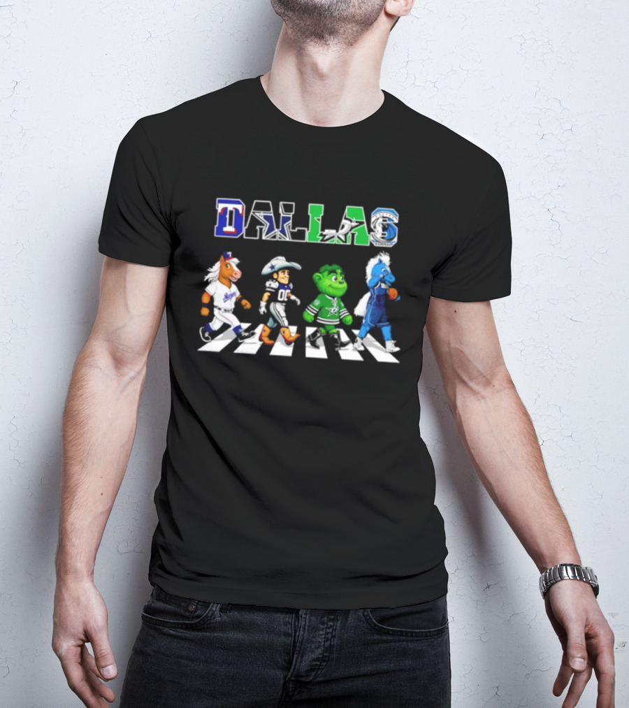 Dallas Rangers Cowboys Stars Mavericks Abbey Road 2026 Season T-Shirt