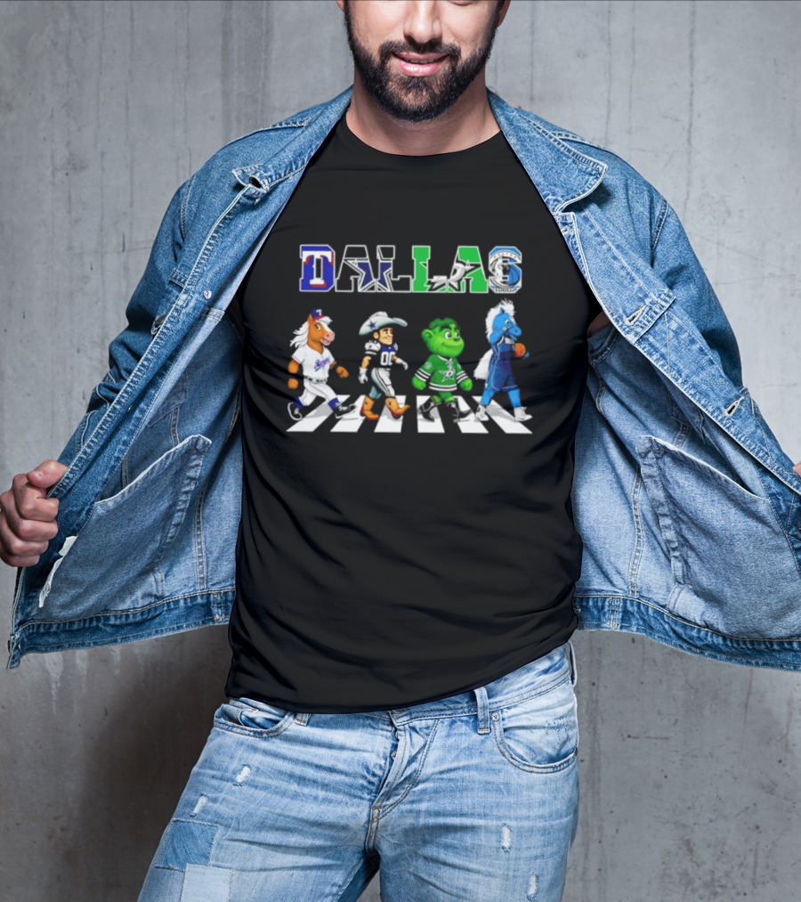Dallas Rangers Cowboys Stars Mavericks Abbey Road 2026 Season T-Shirt