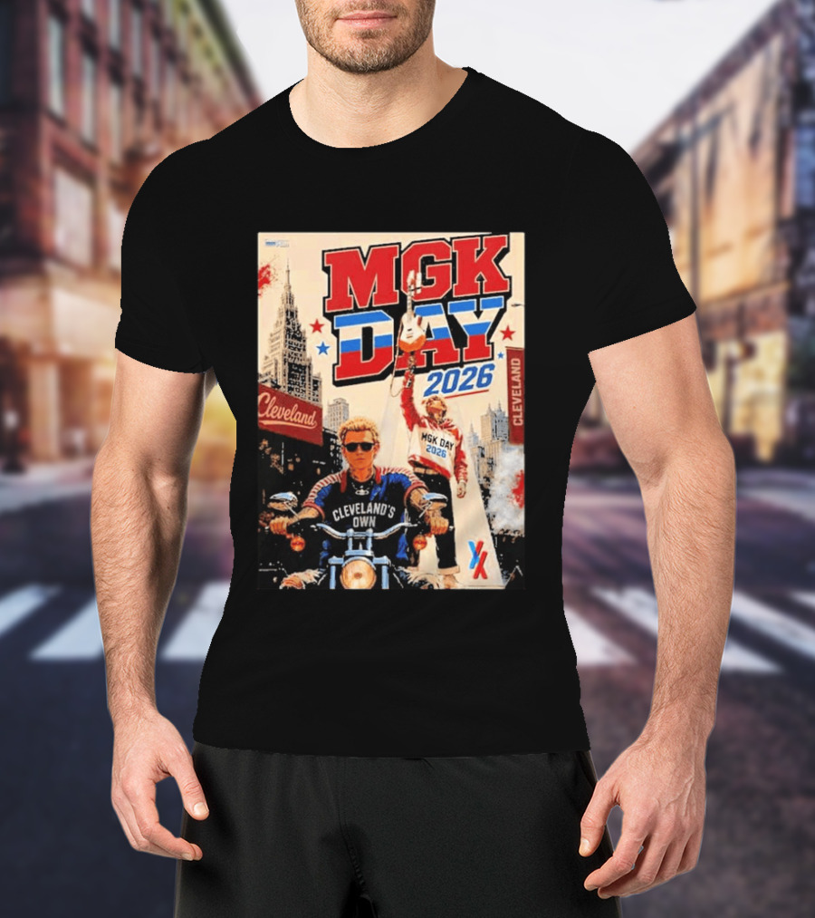 MGK Day 2026 Cleveland Music Event With Cleveland's Own T-Shirt
