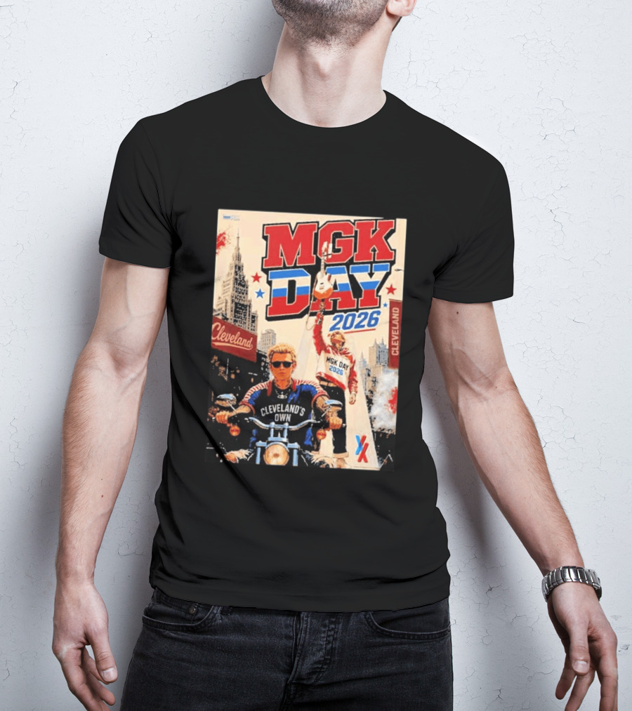 MGK Day 2026 Cleveland Music Event With Cleveland's Own T-Shirt