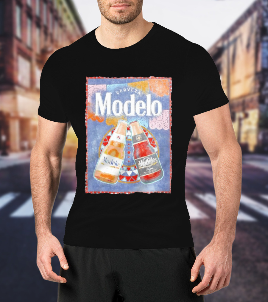 Cerveza Modelo Mexican Beer Bottles T-Shirt