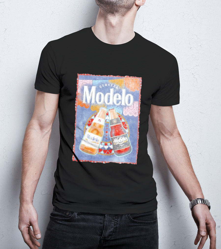 Cerveza Modelo Mexican Beer Bottles T-Shirt