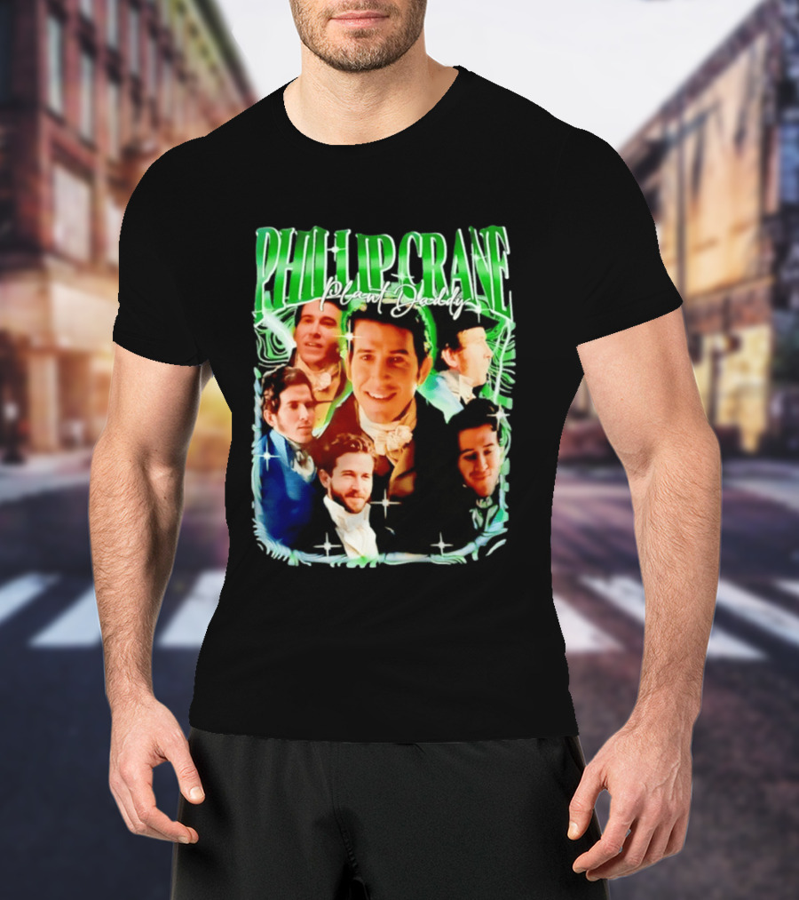 Phillip Crane Plant Daddy Regency Style Portrait Collage T-Shirt