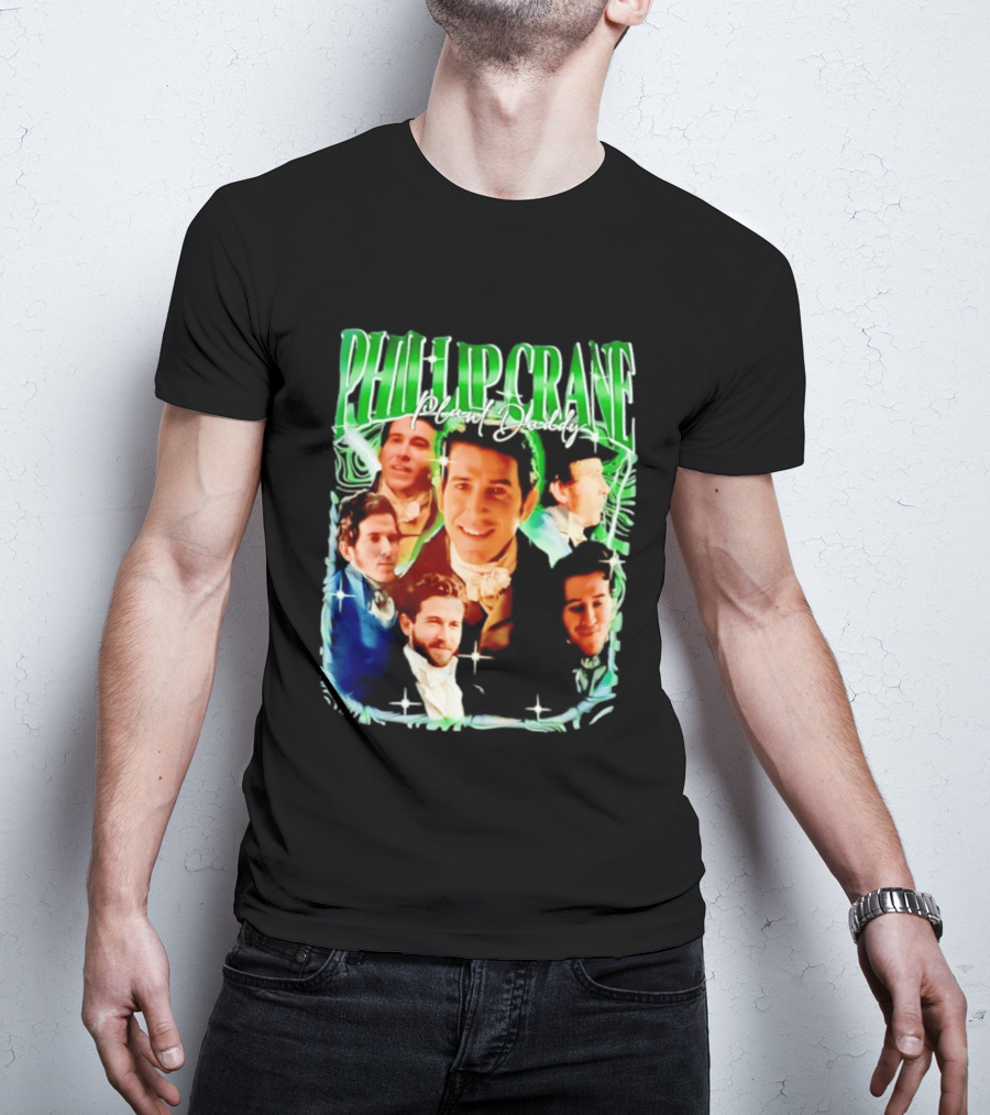 Phillip Crane Plant Daddy Regency Style Portrait Collage T-Shirt