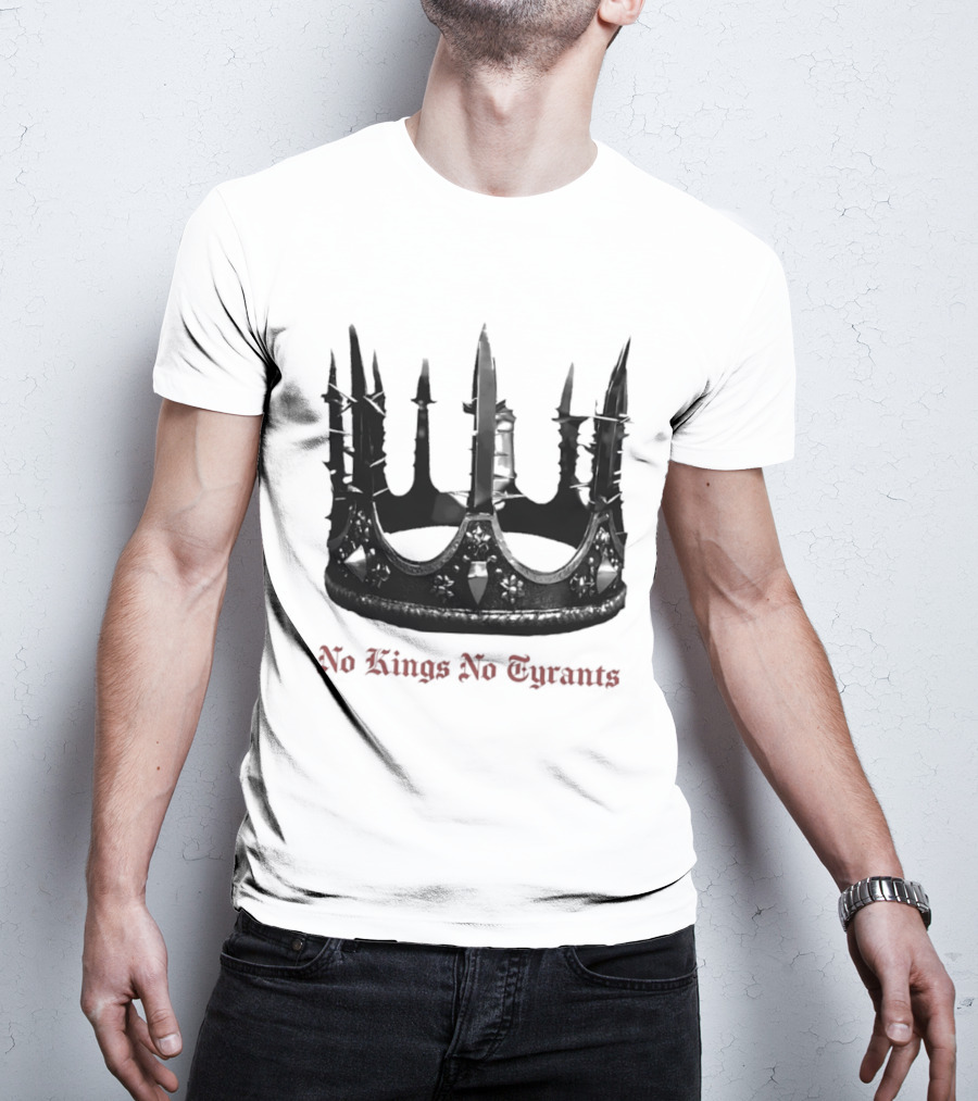 No Kings No Tyrants Crown Spiked T-Shirt