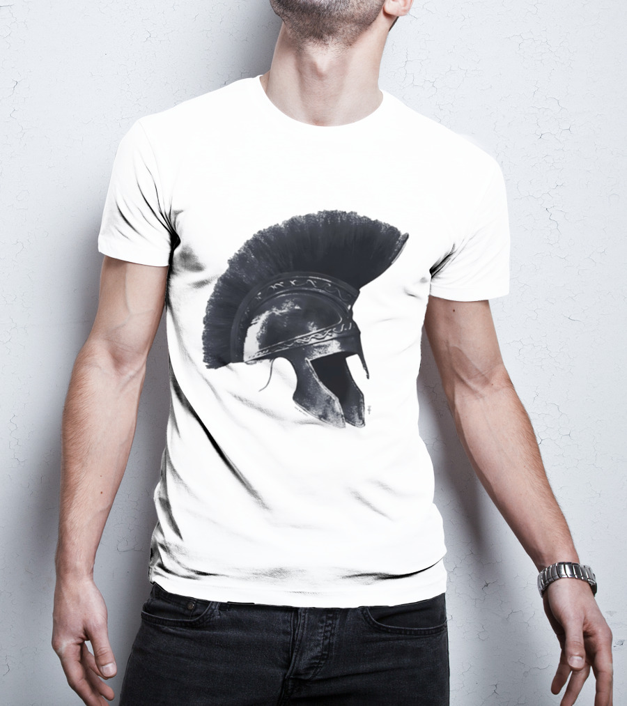 Travis Scott Odyssey Greek Soldier Helmet T-Shirt