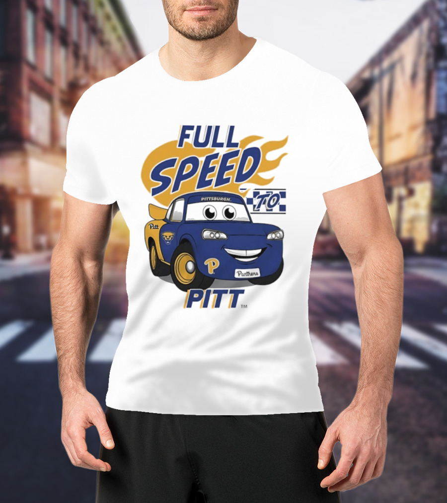 Pitt Panthers Full Speed To Pitt Racing Theme Vive La Fete T-Shirt