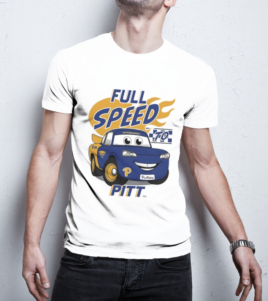 Pitt Panthers Full Speed To Pitt Racing Theme Vive La Fete T-Shirt