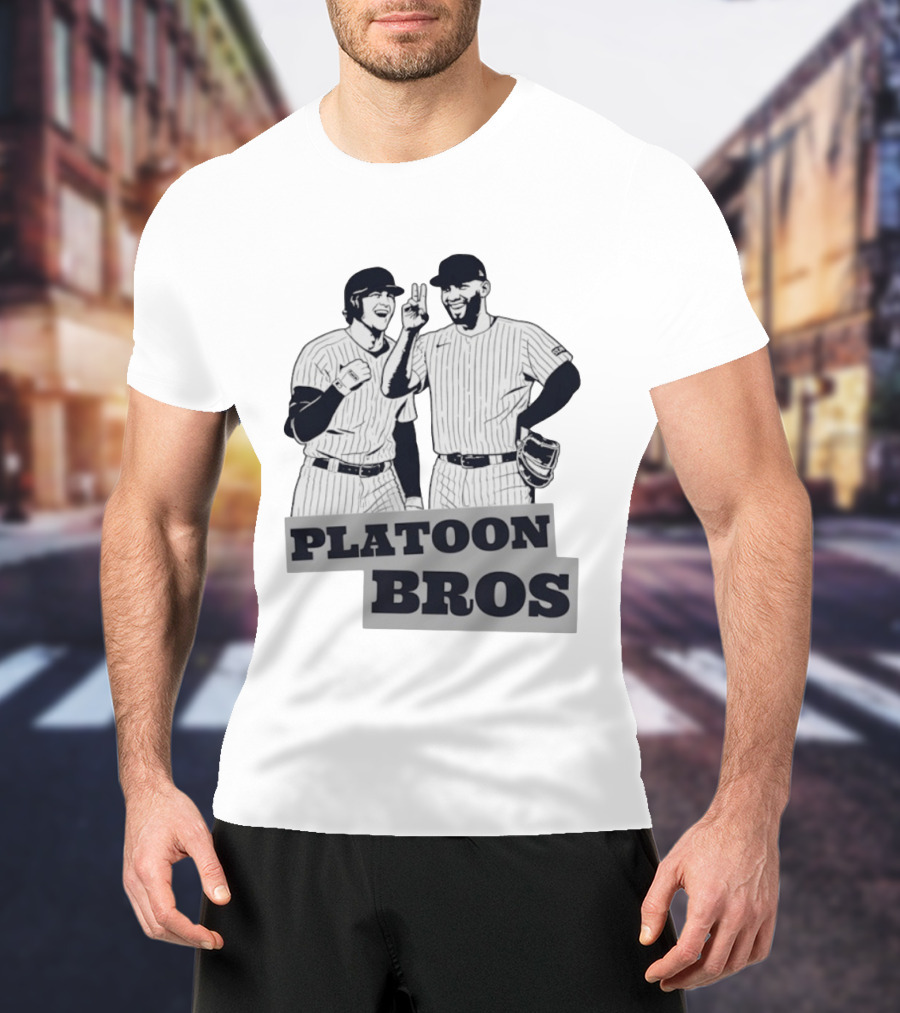 Yankees Platoon Bros Amed Rosario Ryan McMahon MLB Baseball Team T-Shirt