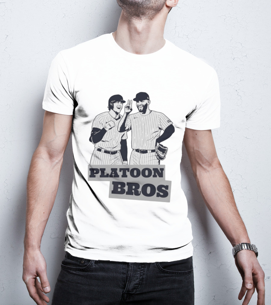 Yankees Platoon Bros Amed Rosario Ryan McMahon MLB Baseball Team T-Shirt