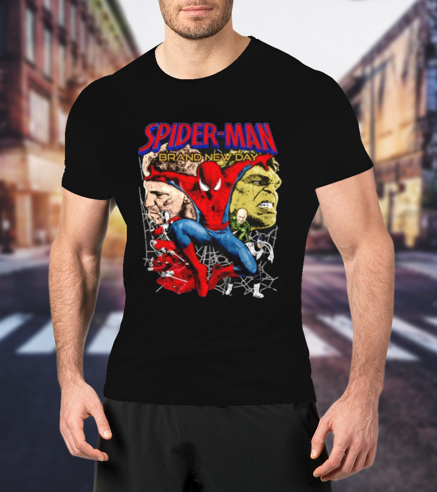 Spider Man Brand New Day Marvel Comics Superhero Characters T-Shirt