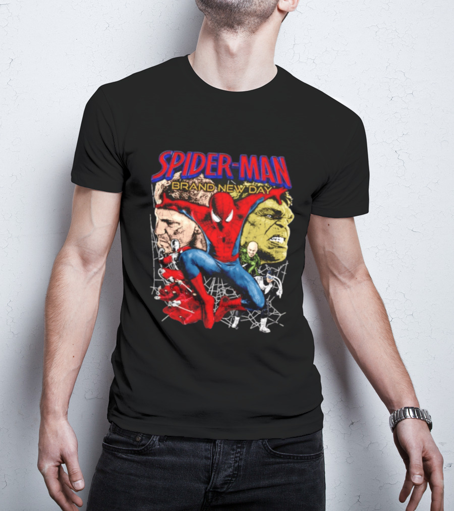 Spider Man Brand New Day Marvel Comics Superhero Characters T-Shirt