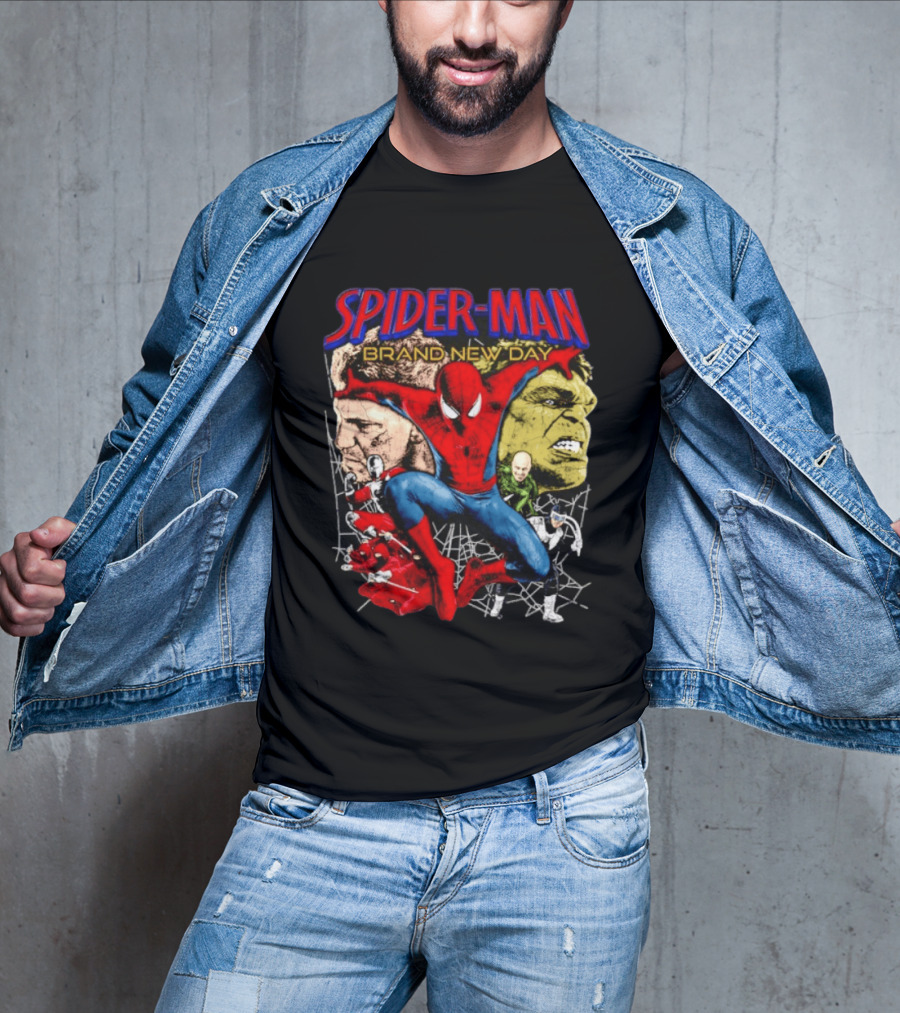 Spider Man Brand New Day Marvel Comics Superhero Characters T-Shirt