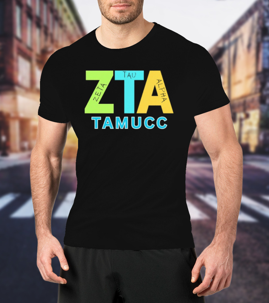 Zeta Tau Alpha TAMUCC Greek Life Sorority T-Shirt