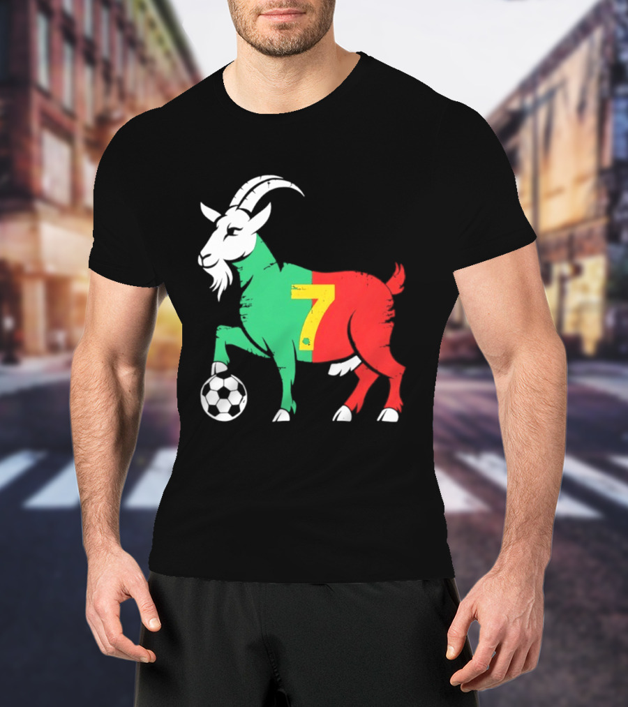 Cristiano Ronaldo GOAT 7 Portugal Soccer T-Shirt