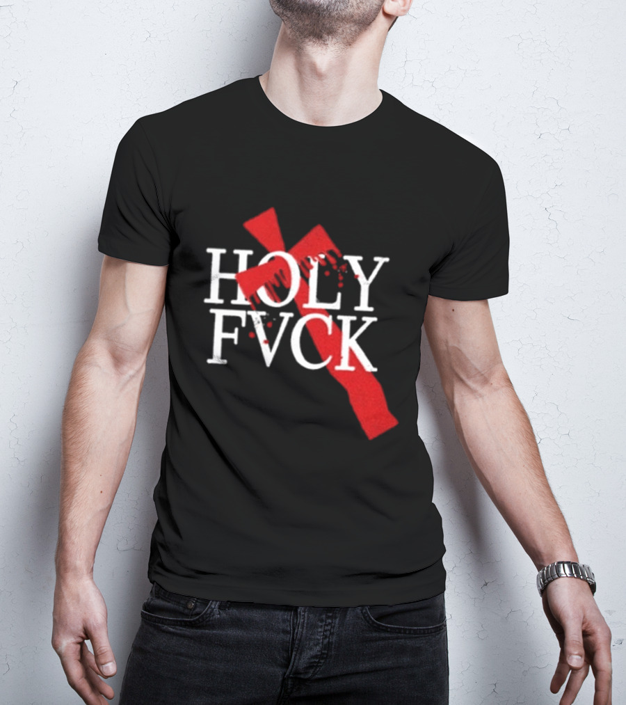 Demi Lovato Holy Fvck Bleeding Cross T-Shirt