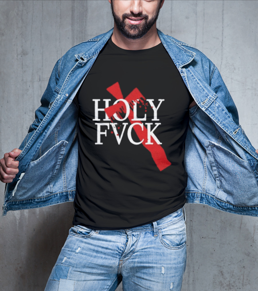 Demi Lovato Holy Fvck Bleeding Cross T-Shirt