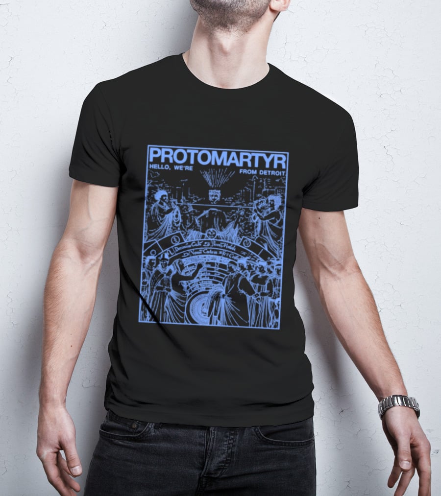 Protomartyr Nuns Scene Hello We're From Detroit T-Shirt