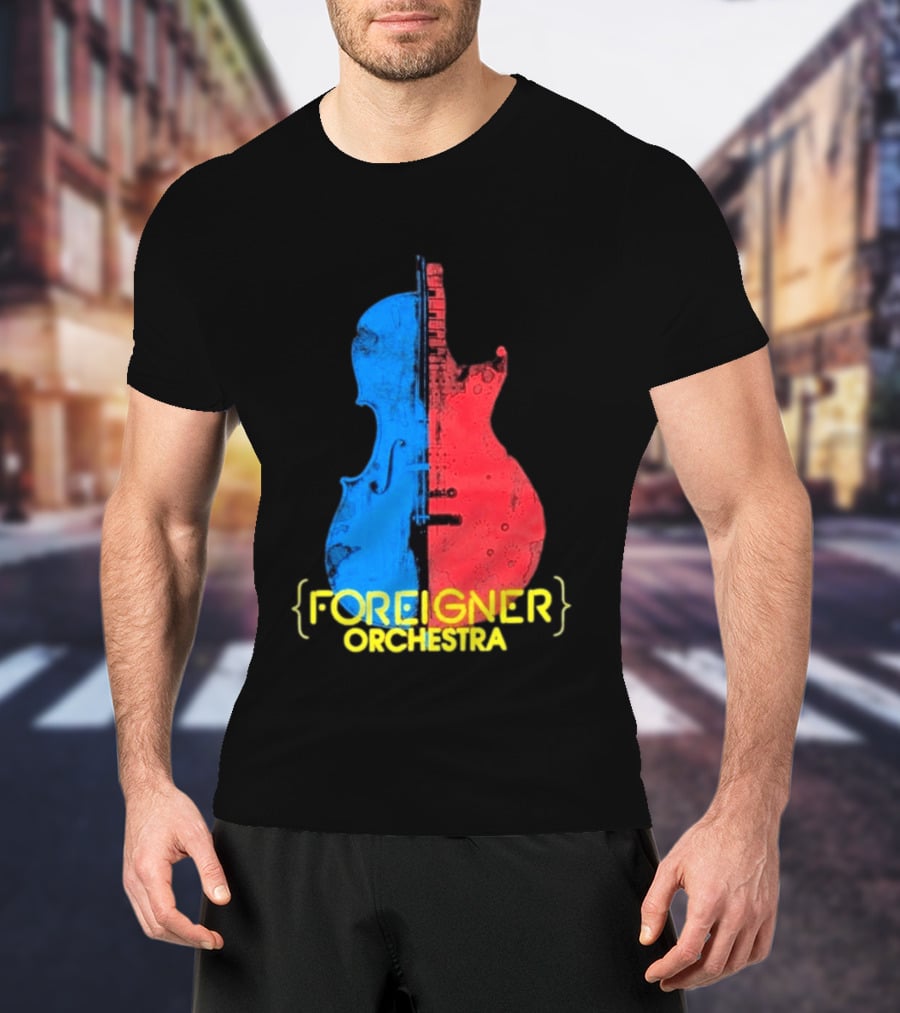 Foreigner Orchestra Violin Guitar Fusion T-Shirt