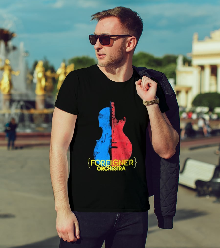 Foreigner Orchestra Violin Guitar Fusion T-Shirt