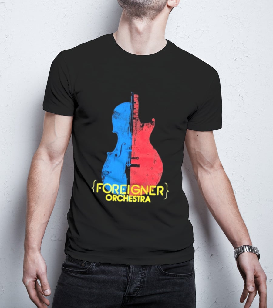 Foreigner Orchestra Violin Guitar Fusion T-Shirt